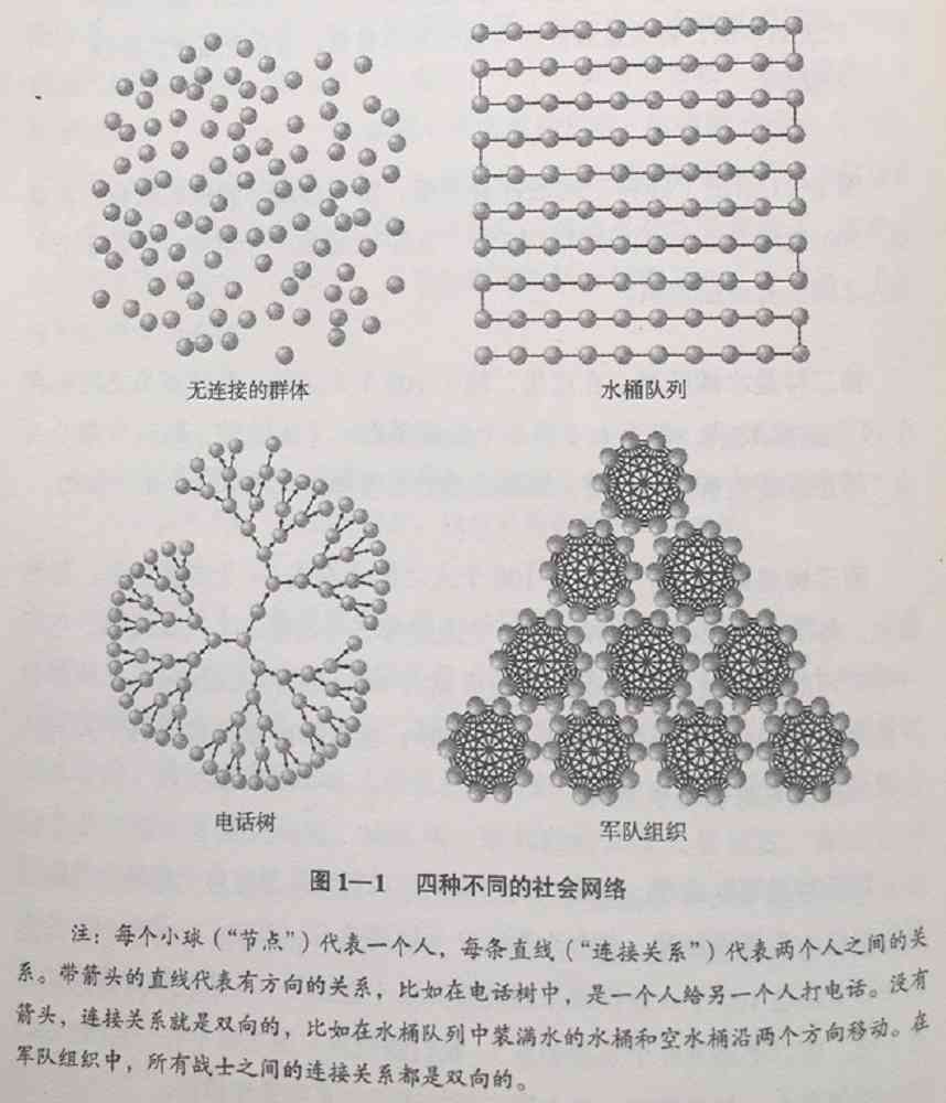 不同社会网络结构图